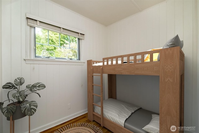 6711 100th St SW, Lakewood, WA 98499 - bedroom featuring wood finished floors and baseboards