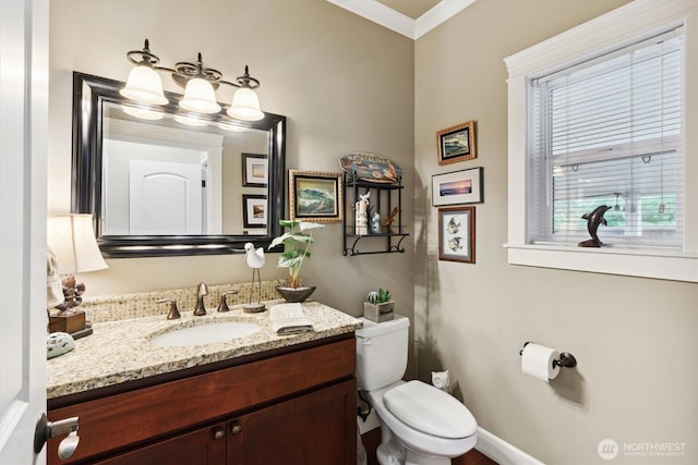 26713 178th Loop SE, Covington, WA 98042 - bathroom featuring vanity and crown molding
