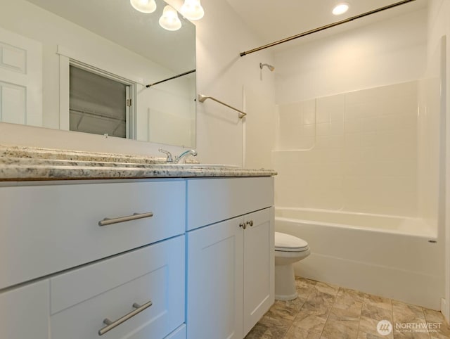 18768 1st Ave NE, Suquamish, WA 98392 - full bathroom featuring vanity and shower / washtub combination