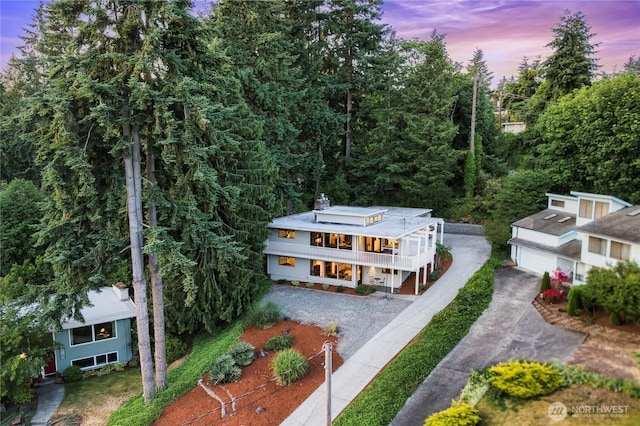 830 S 301st Pl, Federal Way, WA 98003 - aerial view at dusk