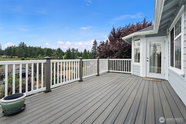 22019 84th Avenue Ct E, Graham, WA 98338 - view of wooden deck
