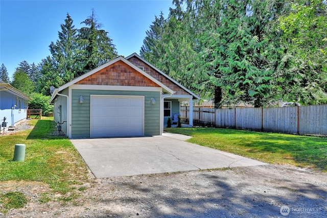 307 Portage Ave, Granite Falls, WA 98252 - detached garage with concrete driveway