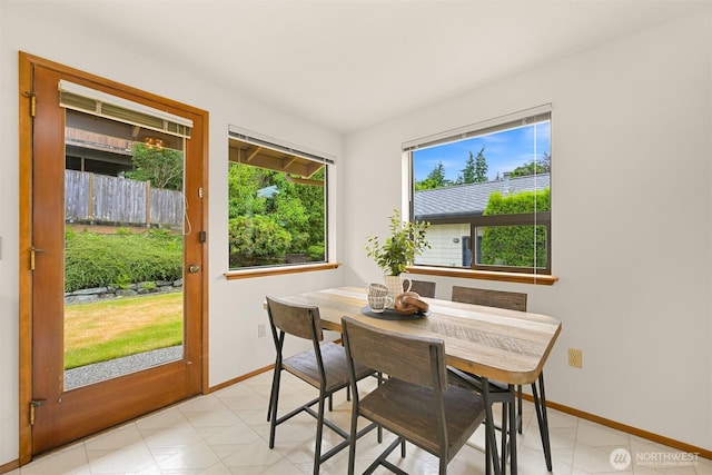 1708 Whatcom St, Bellingham, WA 98229 - dining area with baseboards and light flooring