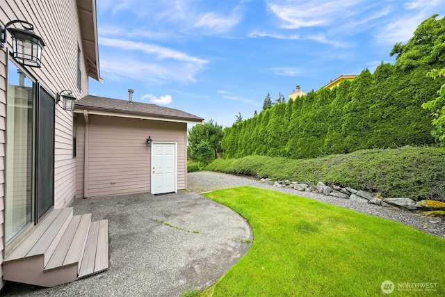 1708 Whatcom St, Bellingham, WA 98229 - view of grassy yard featuring a patio
