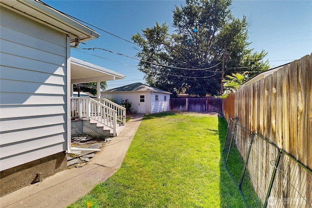 1303 Modoc, Walla Walla, WA 99362 - fenced backyard with an outbuilding