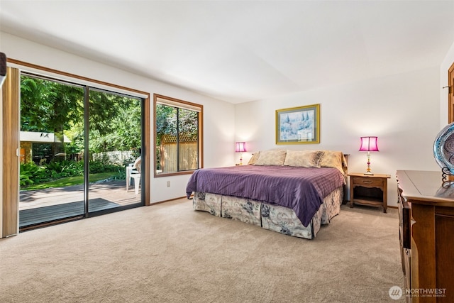 24131 SE 225th St, Maple Valley, WA 98038 - bedroom featuring access to outside and light colored carpet