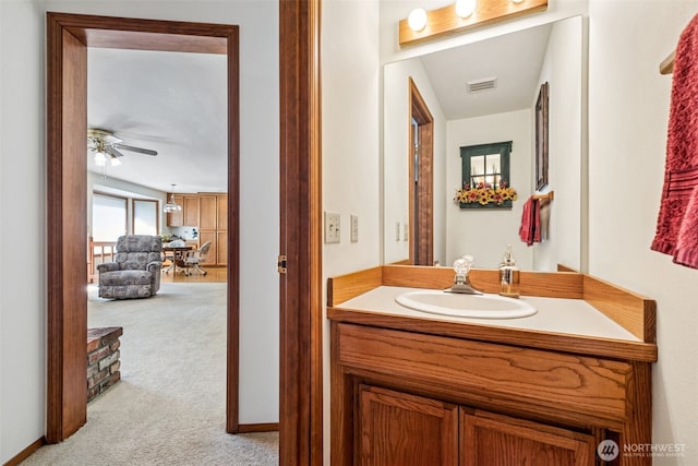 24131 SE 225th St, Maple Valley, WA 98038 - bathroom with ceiling fan and vanity