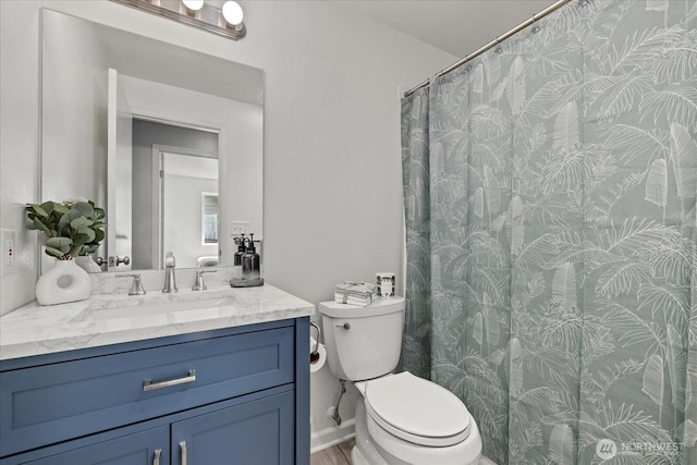 35728 157th Pl SE, Sultan, WA 98294 - full bathroom featuring vanity and a shower with shower curtain