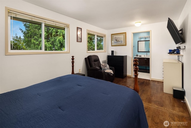 23318 3rd Pl W, Bothell, WA 98021 - bedroom with wood finished floors and ensuite bathroom