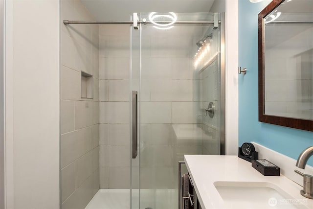23318 3rd Pl W, Bothell, WA 98021 - bathroom with vanity and a stall shower
