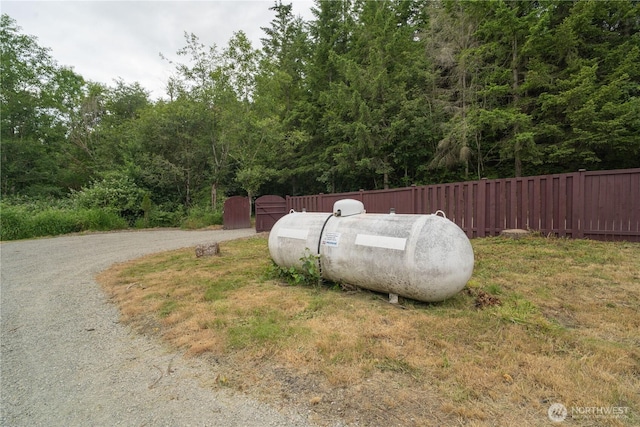 21405 Thompson Creek Rd SE, Tenino, WA 98589 - exterior view of propane tank