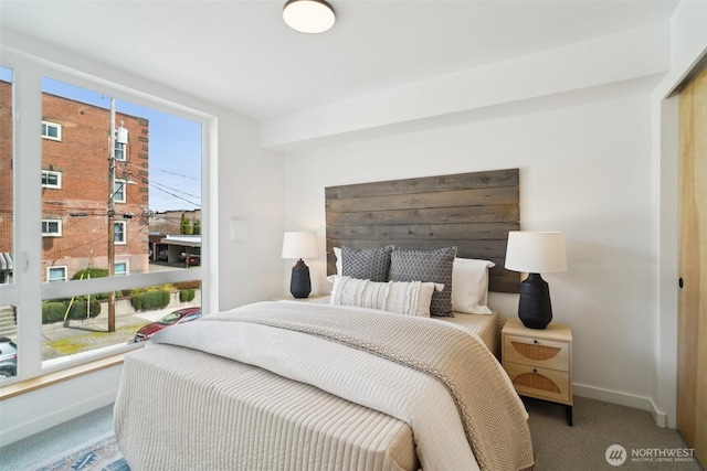 511 Howe St Unit C, Seattle, WA 98109 - carpeted bedroom with baseboards and a closet