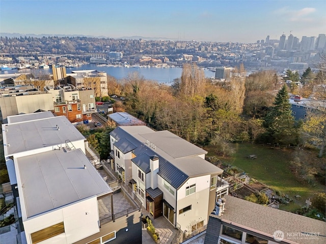511 Howe St Unit C, Seattle, WA 98109 - drone / aerial view of a large body of water