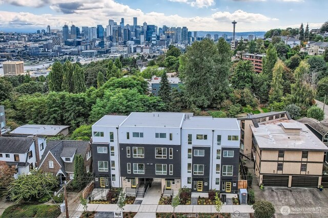 511 Howe St Unit C, Seattle, WA 98109 - aerial view of skyline
