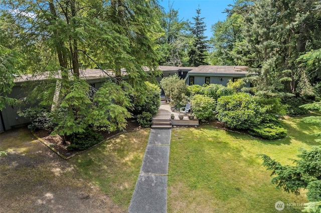 4925 Goodpiper Ln, Freeland, WA 98249 - view of property hidden behind natural elements with a front lawn