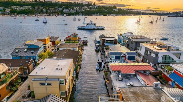 2339 Fairview Ave E Unit L, Seattle, WA 98102 - aerial view of residential area with a nearby body of water