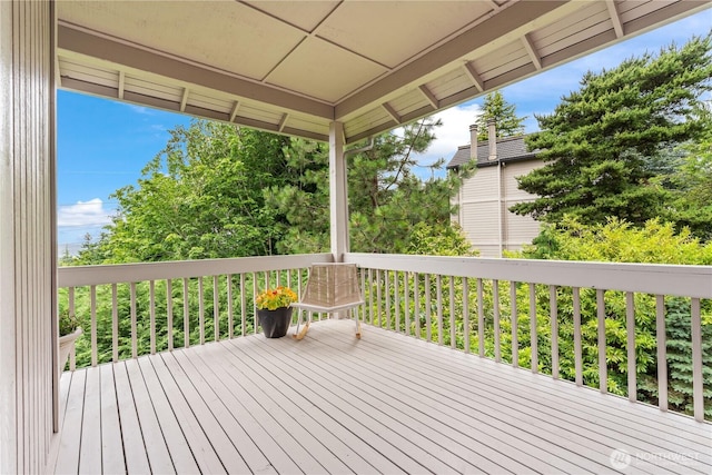 4811 Somerset Dr SE, Bellevue, WA 98006 - view of wooden deck