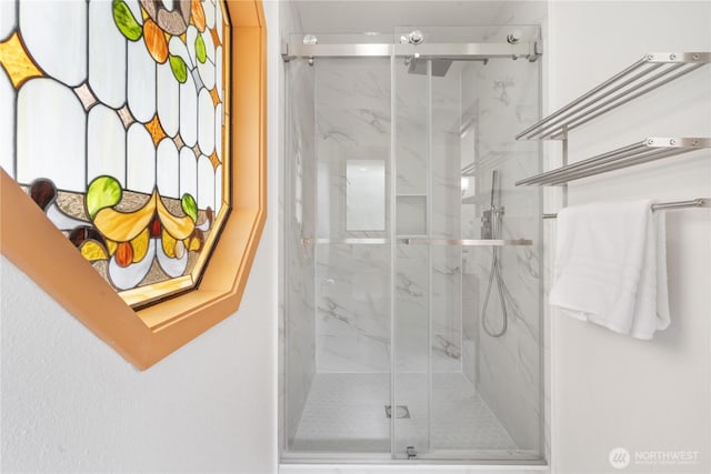 4811 Somerset Dr SE, Bellevue, WA 98006 - full bathroom with a marble finish shower