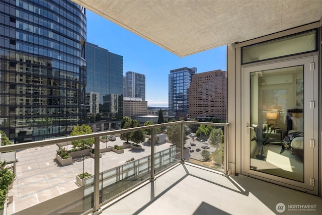 10610 NE 9th Pl Unit 1220, Bellevue, WA 98004 - balcony with a view of city