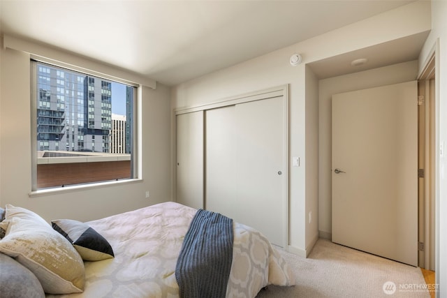 10610 NE 9th Pl Unit 1220, Bellevue, WA 98004 - bedroom with a closet and carpet flooring