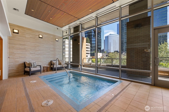 10610 NE 9th Pl Unit 1220, Bellevue, WA 98004 - view of swimming pool featuring a view of city