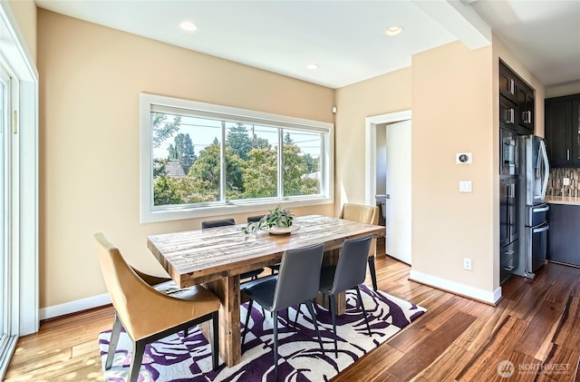 9544 3rd Ave NW, Seattle, WA 98117 - dining room with light wood-style flooring and recessed lighting