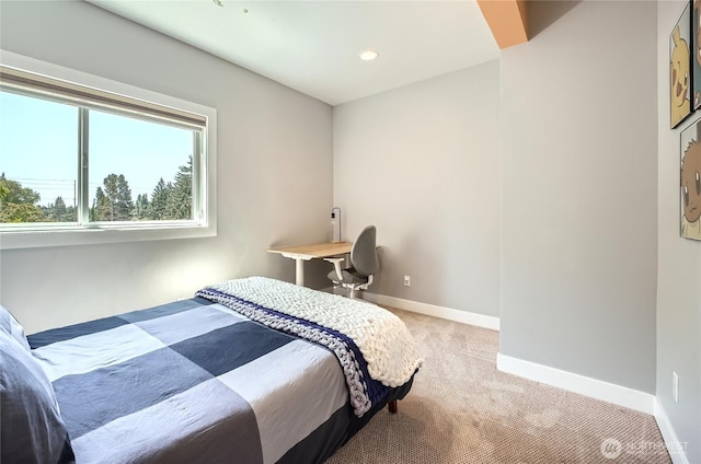9544 3rd Ave NW, Seattle, WA 98117 - bedroom featuring light carpet and recessed lighting
