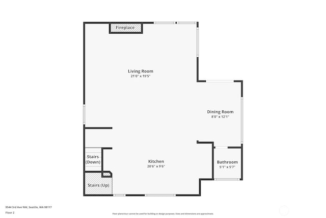 9544 3rd Ave NW, Seattle, WA 98117 - view of home floor plan