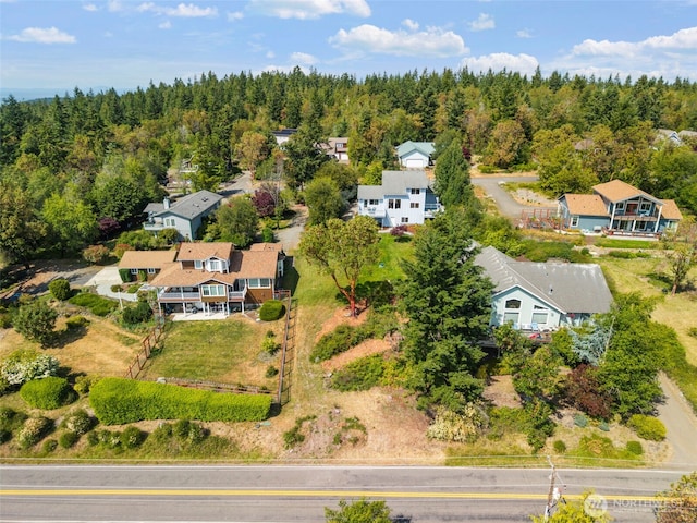 252 Myrtle St, Port Townsend, WA 98368 - bird's eye view of a heavily wooded area