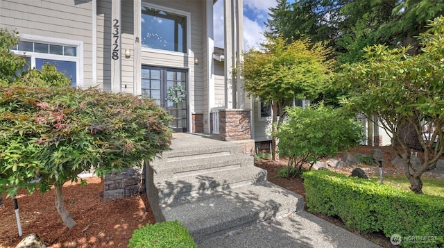 23728 135th Pl SE, Kent, WA 98042 - property entrance with stone siding