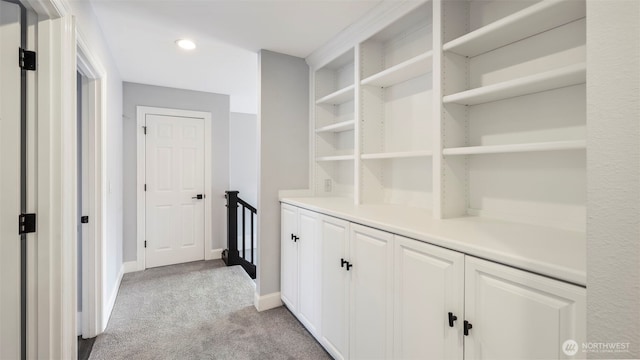 23728 135th Pl SE, Kent, WA 98042 - hall with light carpet, an upstairs landing, and recessed lighting