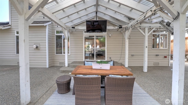 23728 135th Pl SE, Kent, WA 98042 - view of patio / terrace with a pergola and outdoor dining area