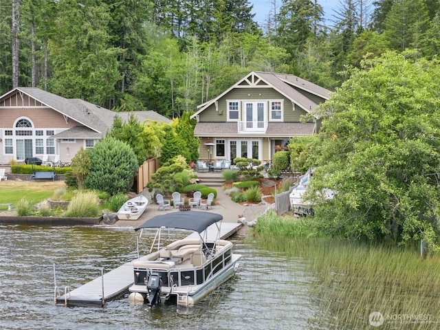 102 E Gibler Ln, Shelton, WA 98584 - dock with a water view