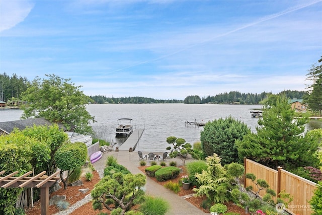 102 E Gibler Ln, Shelton, WA 98584 - water view with a boat dock