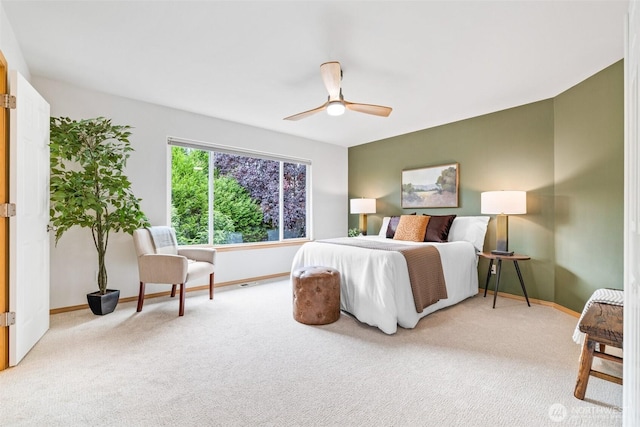 22418 SE 281st St, Maple Valley, WA 98038 - bedroom featuring carpet flooring and ceiling fan