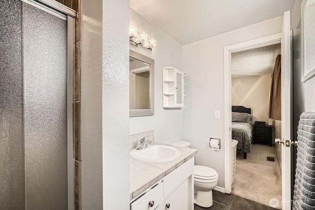 202 Elma Pl SE, Renton, WA 98059 - full bathroom with ensuite bathroom, vanity, tile patterned flooring, and a shower