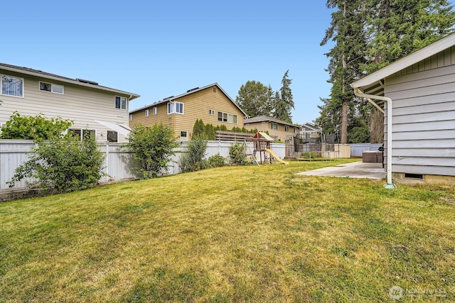 202 Elma Pl SE, Renton, WA 98059 - view of yard with a playground and a patio area