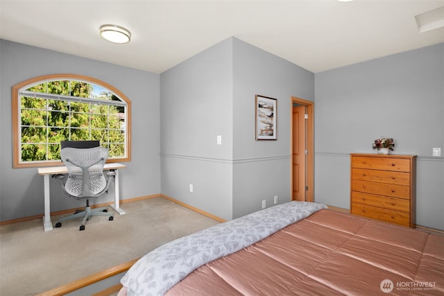 8233 NE 163rd Pl, Kenmore, WA 98028 - bedroom with carpet floors and baseboards