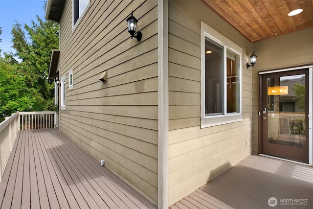 8233 NE 163rd Pl, Kenmore, WA 98028 - view of deck