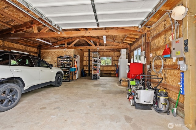1241 Koontz Rd, Chehalis, WA 98532 - garage featuring freestanding refrigerator