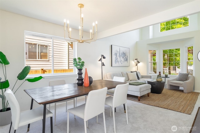 18022 29th Ave SE, Bothell, WA 98012 - carpeted dining room featuring a chandelier