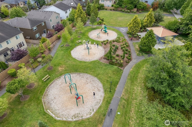 18022 29th Ave SE, Bothell, WA 98012 - aerial view of residential area featuring a community park