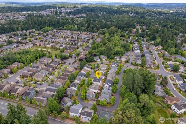 18022 29th Ave SE, Bothell, WA 98012 - aerial view of property and surrounding area featuring nearby suburban area