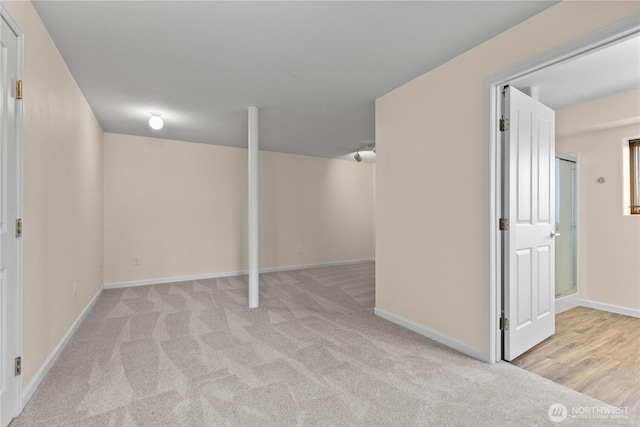 1409 Marietta Ave, Bellingham, WA 98226 - finished basement with light colored carpet