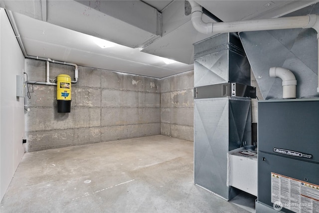 1409 Marietta Ave, Bellingham, WA 98226 - unfinished basement with a central vacuum unit