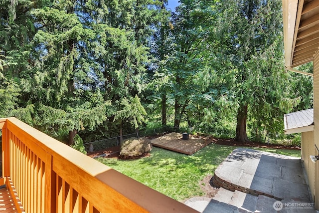 21310 SE 412th Pl, Enumclaw, WA 98022 - fenced backyard featuring a deck and a patio
