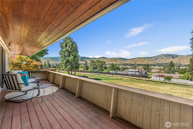1840 Country Club Dr, East Wenatchee, WA 98802 - deck with a mountain view