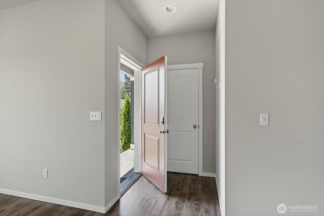 6729 283rd Pl NW, Stanwood, WA 98292 - entryway featuring wood finished floors