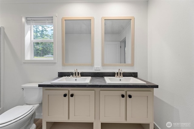 1264 Russell Dr, Coupeville, WA 98239 - full bathroom featuring toilet and double vanity