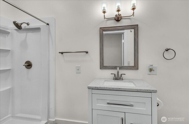 22609 58th Ave W, Mountlake Terrace, WA 98043 - bathroom with vanity and a shower